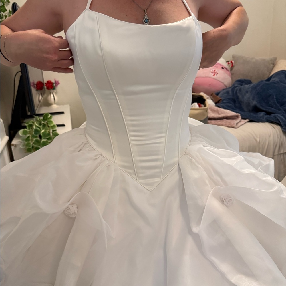 Elegant White Gown